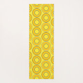 Butterscotch Retro Donuts Yogamatte (Rückseite)