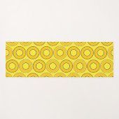 Butterscotch Retro Donuts Yogamatte (Vorderseite (Horizontal))