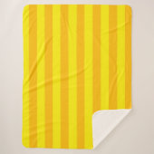 Butterscotch Stripe Sherpa Blanket Sherpadecke (Vorderseite)