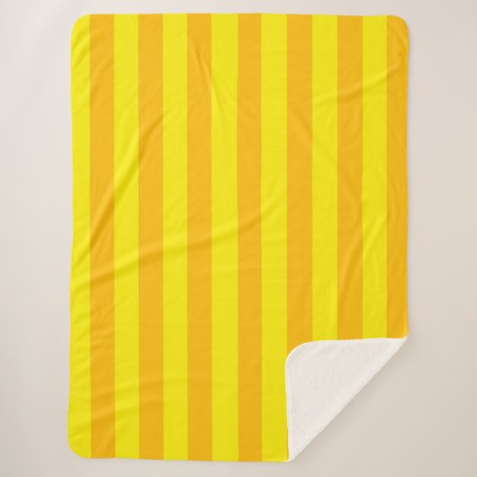 Butterscotch Stripe Sherpa Blanket Sherpadecke (Vorderseite)