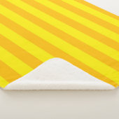Butterscotch Stripe Sherpa Blanket Sherpadecke (3/4)