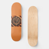 Butterscotch Tiger Skateboard (Vorderseite)