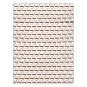 Butterscottisch Creme Pie Slice Dessert Backkost Tischdecke (Vorderseite)