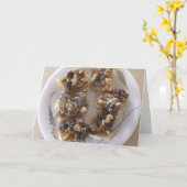 Buttertart-Rezept Karte (Gelbe Blume)