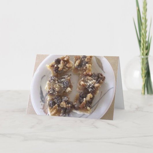 Buttertart-Rezept Karte (Vorderseite)