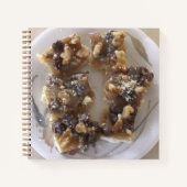 Buttertart Squares Rezept Notizblock (Vorderseite)