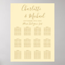 Buttertasse Gelb und Gold Hochzeitskarte