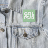Buttertasse: Girl-Power Button (Beispiel)
