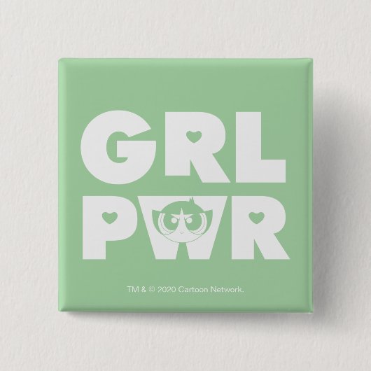 Buttertasse: Girl-Power Button (Vorderseite)