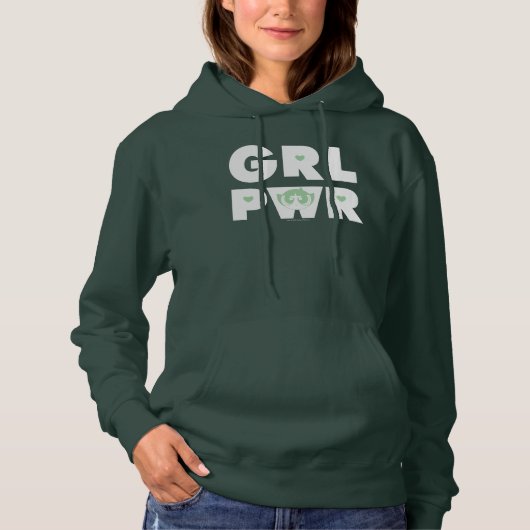 Buttertasse: Girl-Power Hoodie (Vorderseite)