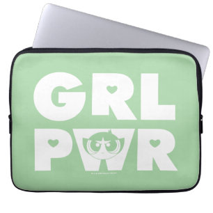 Buttertasse: Girl-Power Laptopschutzhülle
