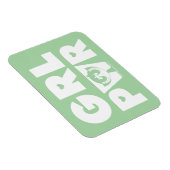 Buttertasse: Girl-Power Magnet (Rechte Seite)