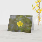 Buttertasse Karte (Gelbe Blume)