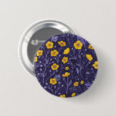 Buttertassen, gelb und violett button (Vorne & Hinten)