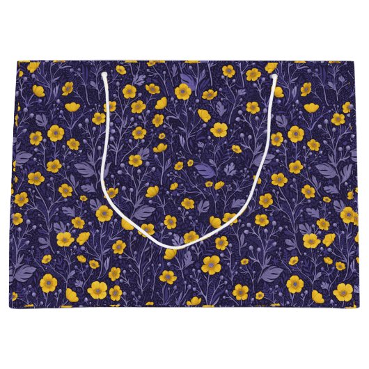 Buttertassen, gelb und violett große geschenktüte (Vorderseite)