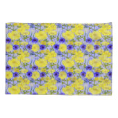 Buttertassen, Kronleuchter Puffballs Blühblumen Kissenbezug (Rückseite-Links)