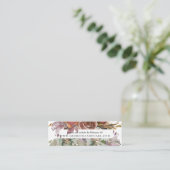 Butterum & Plum Website Cards | Mini Mini Visitenkarte (Stehend Vorderseite)