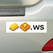 Butterwaffel Autoaufkleber (Auf Auto)