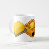 Butterwaffel Kaffeetasse (Vorderseite Links)
