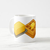 Butterwaffel Kaffeetasse (Vorderseite Links)