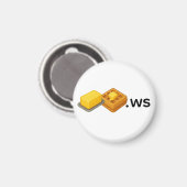 Butterwaffel Magnet (Vorderseite/Rückseite)