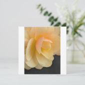 Buttery Begonia Note Card Dankeskarte (Stehend Vorderseite)