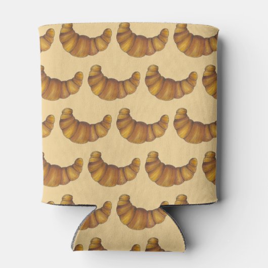 Buttery Flaky Croissant French Crescent Pastry Dosenkühler (Rückseite)