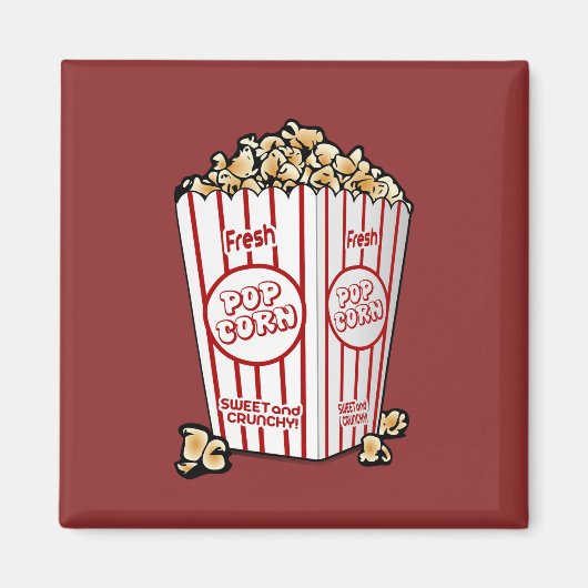Buttery Popcorn Movie Fan Magnet (Vorne)