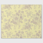 Butteryellow Chinoiserie-Geschenk Geschenkpapier (Flach)
