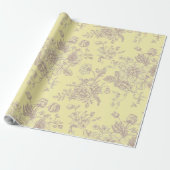 Butteryellow Chinoiserie-Geschenk Geschenkpapier (Ungerollt)