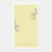 Butteryellow Chinoiserie Serviette (Vorderseite)