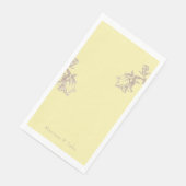 Butteryellow Chinoiserie Serviette (Ecke)
