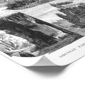 Buttes-Chaumont Park, New Paris Poster (Ecke)