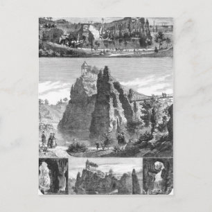 Buttes-Chaumont Park, New Paris Postkarte