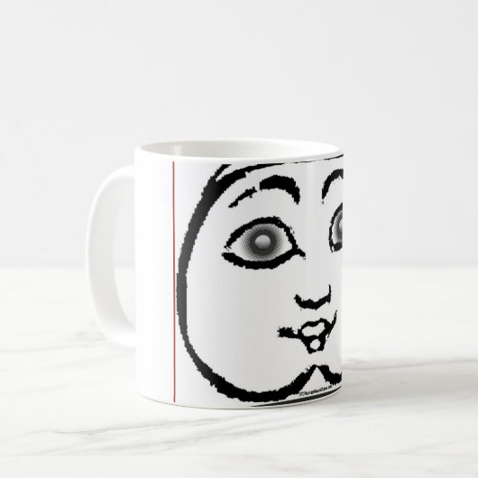 BUTTFACE-GELD KAFFEETASSE (Vorderseite Links)