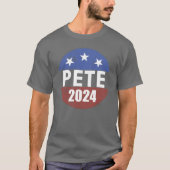 Buttigeig 2024 Button Abstimmung '24 Präsident But T-Shirt (Vorderseite)