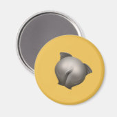 Buttocks-Elefant Magnet (Vorderseite/Rückseite)