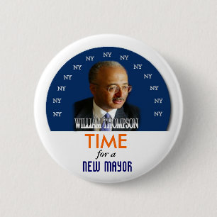 Button 2009 NY Bürgermeisters William Thompson