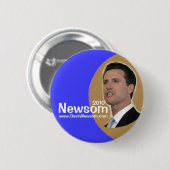 Button 2010 Gavin Newsom (Vorne & Hinten)