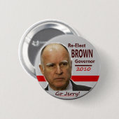 Button 2010 Jerry Brown (Vorne & Hinten)