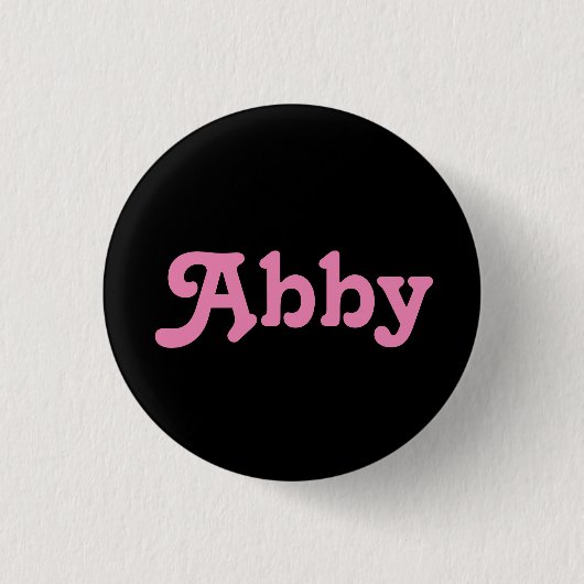 Button Abby (Vorderseite)