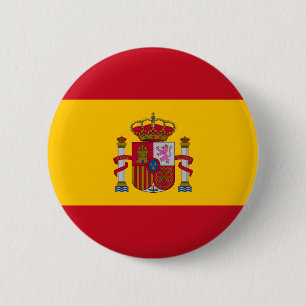 Button-Abzeichen-Schaltfläche für die Flagge Spa Button