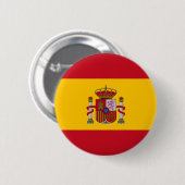 Button-Abzeichen-Schaltfläche für die Flagge Spani Button (Vorne & Hinten)