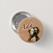 Button Ada Lovelace (Vorne & Hinten)