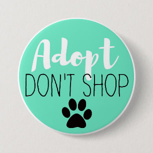 Button Adoptier Don't Shop Button