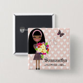 BUTTON-AFRIKANISCHER AMERIKANER des Button (Vorne & Hinten)