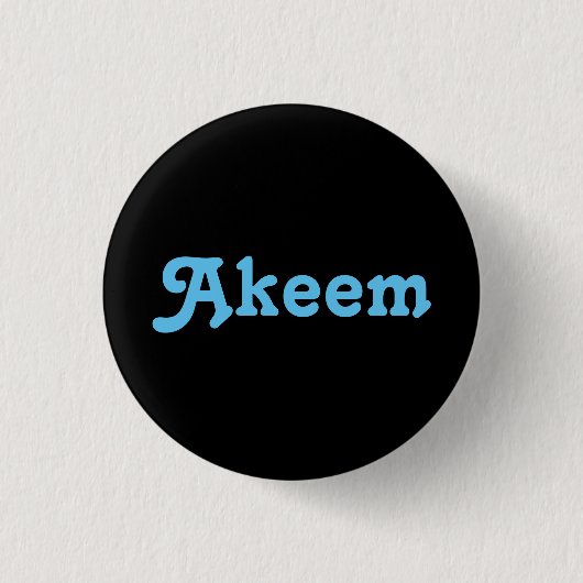 Button Akeem (Vorderseite)