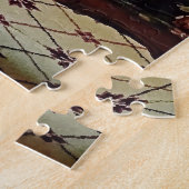 Button-Akkordeon auf dem Stuhl mit festem Sitz Puzzle (Seite)