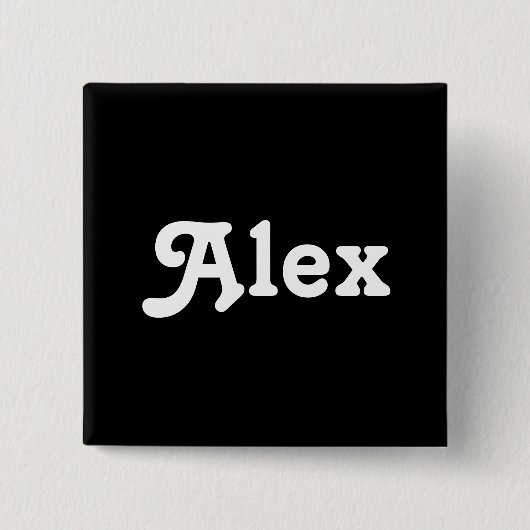 Button Alex (Vorderseite)