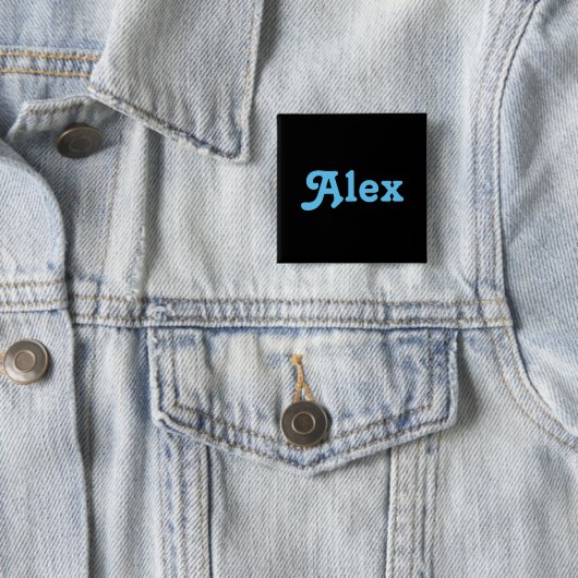 Button Alex (Beispiel)